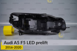 Корпус фари Audi A5 F5 LED (2016-2020) дорест правий