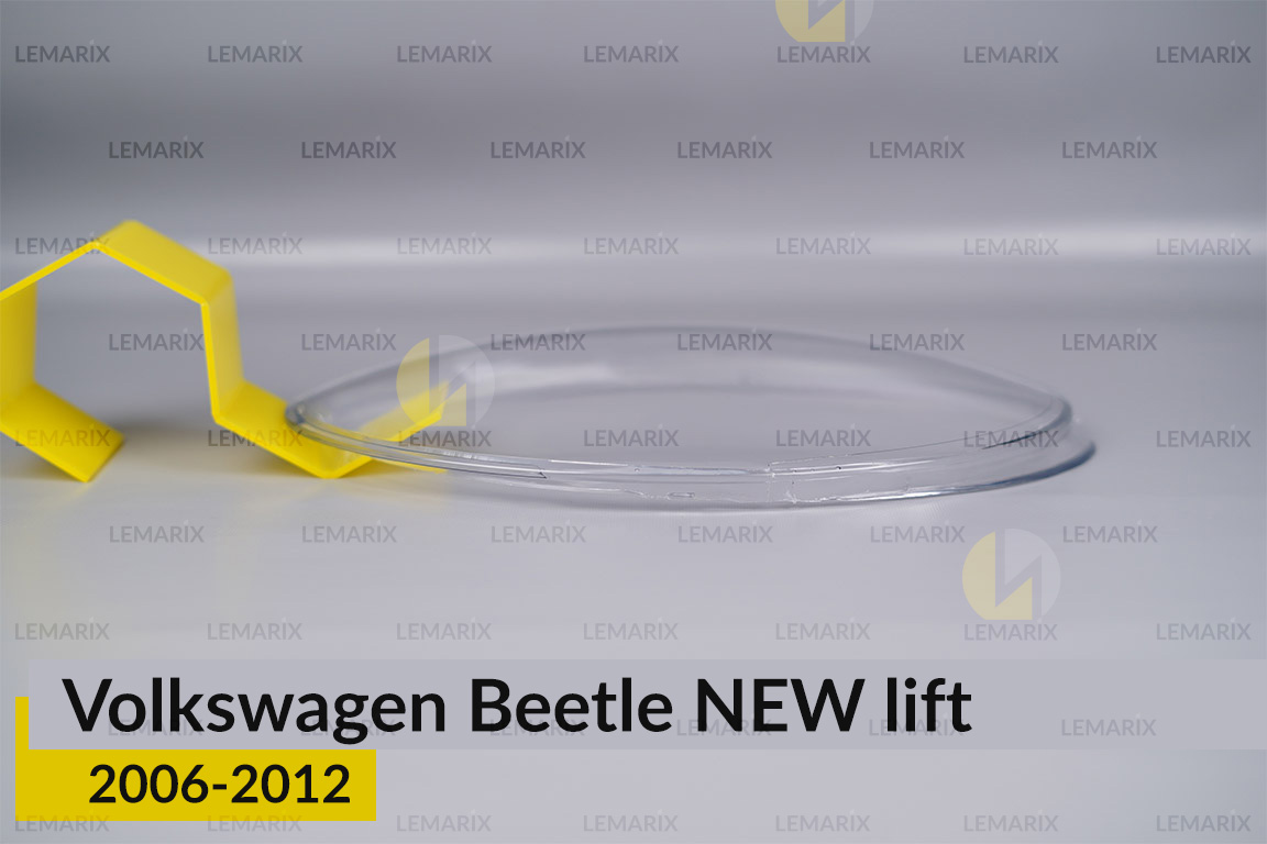 Скло фари VW Volkswagen Beetle NEW (2006-2012) рест ліве