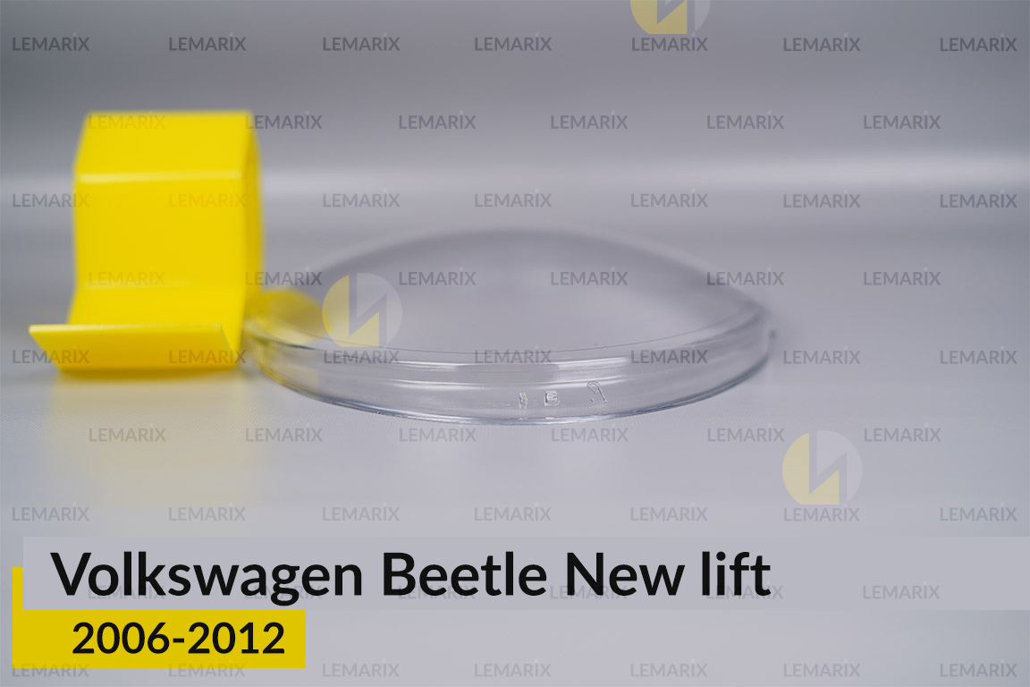 Скло фари VW Volkswagen Beetle NEW (2006-2012) рест ліве