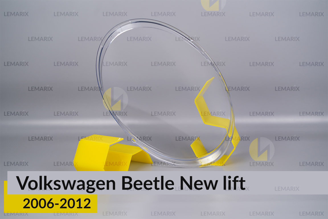 Скло фари VW Volkswagen Beetle NEW (2006-2012) рест ліве