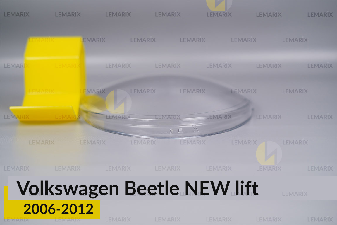 Скло фари VW Volkswagen Beetle NEW (2006-2012) рест ліве
