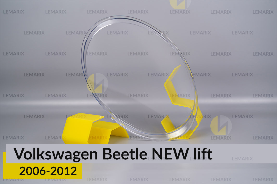 Скло фари VW Volkswagen Beetle NEW (2006-2012) рест ліве