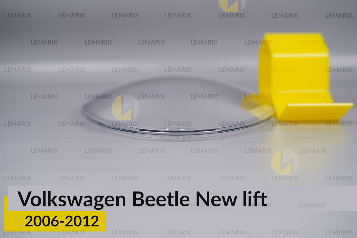 Скло фари VW Volkswagen Beetle NEW (2006-2012) рест ліве