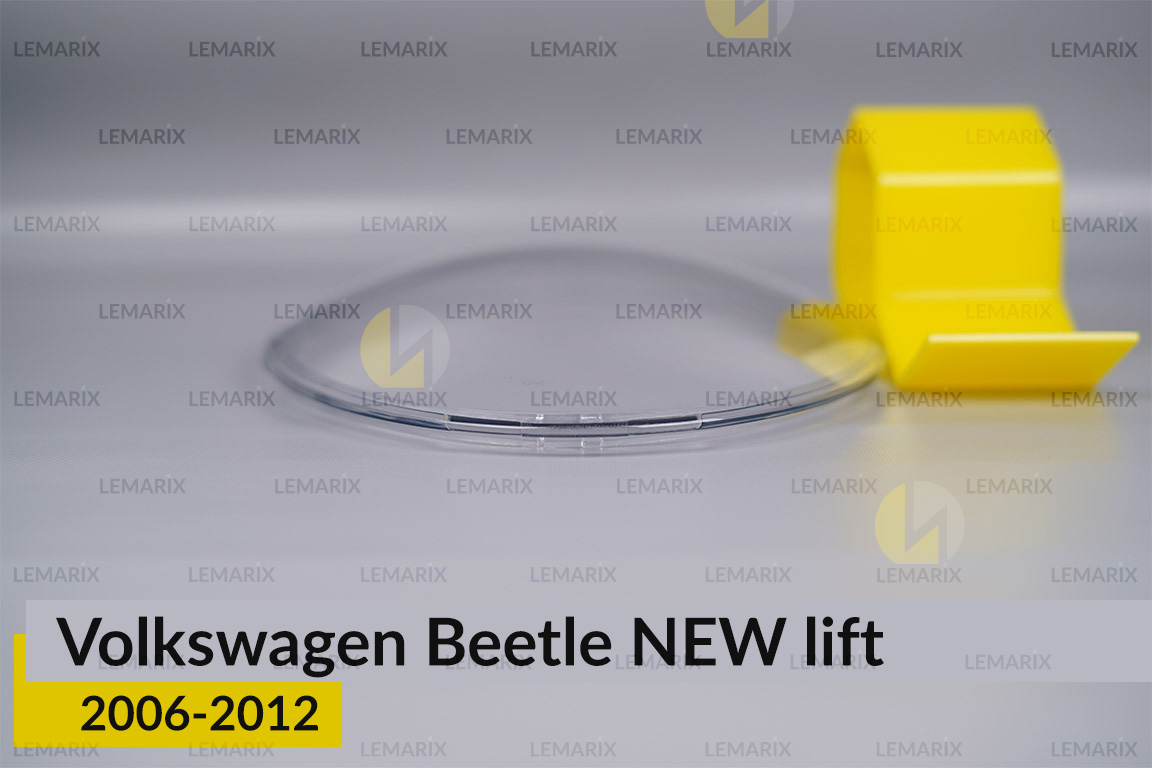 Скло фари VW Volkswagen Beetle NEW (2006-2012) рест ліве