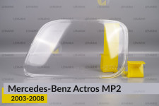 Стекло фары Mercedes-Benz Actros MP2 (2003-2008) левое
