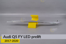 Хромована маска над світловодом Audi Q5 FY LED (2017-2020) дорест ліва