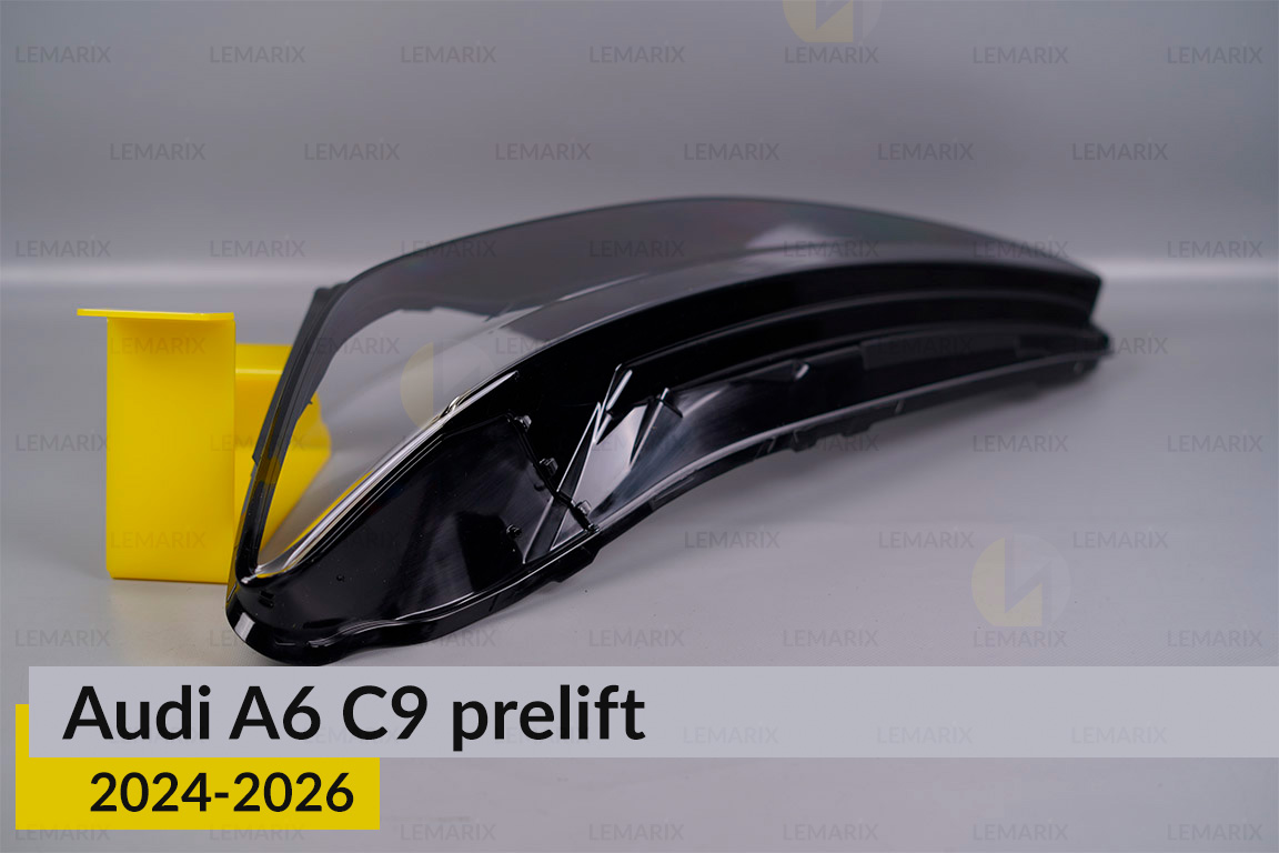 Скло фари Audi A6 C9 (2024-2026) дорест ліве