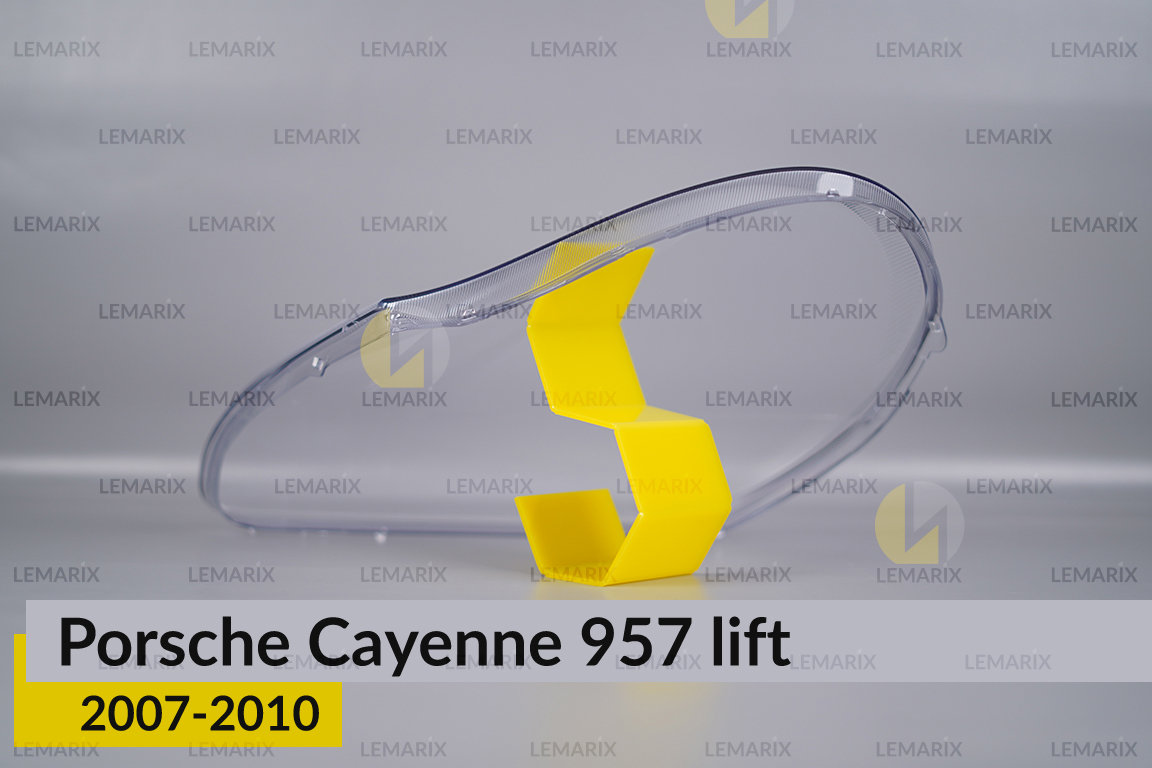 Скло фари Porsche Cayenne 957 (2007-2010) рест праве