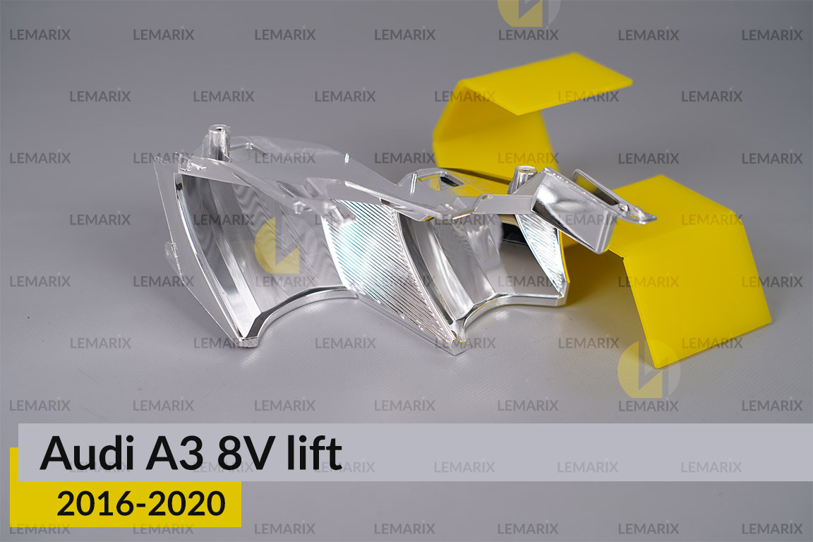 Хромований абажур верхній Audi A3 8V (2016-2020) рест правий