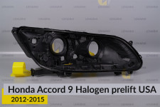 Корпус фари Honda Accord 9 Halogen USA (2012-2015) дорест правий