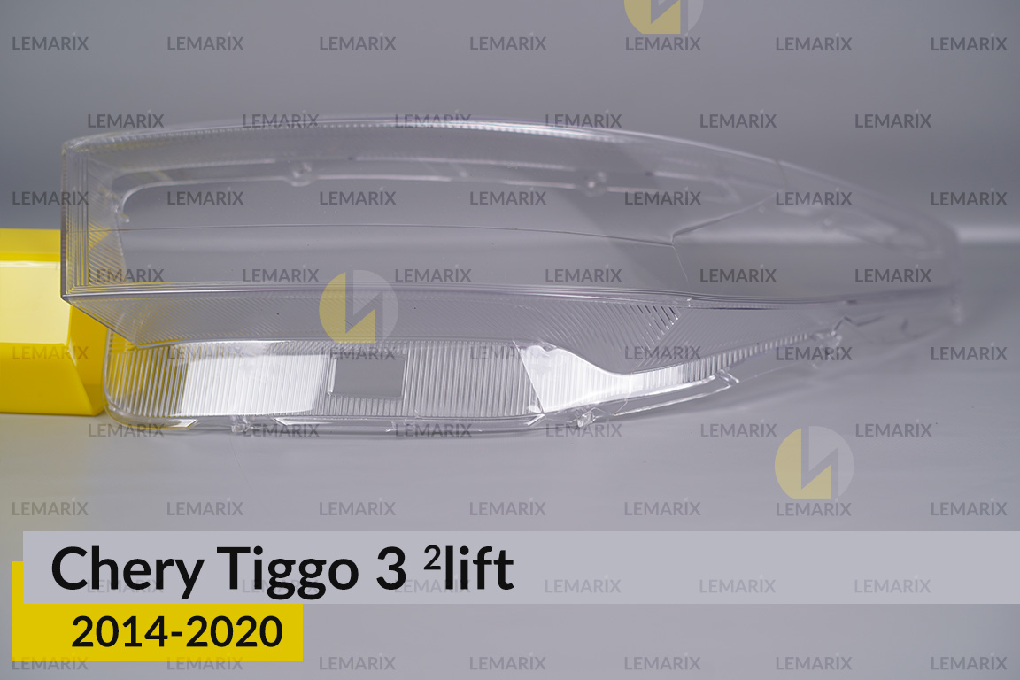 Скло фари Chery Tiggo 3 (2014-2020) 2 рест ліве