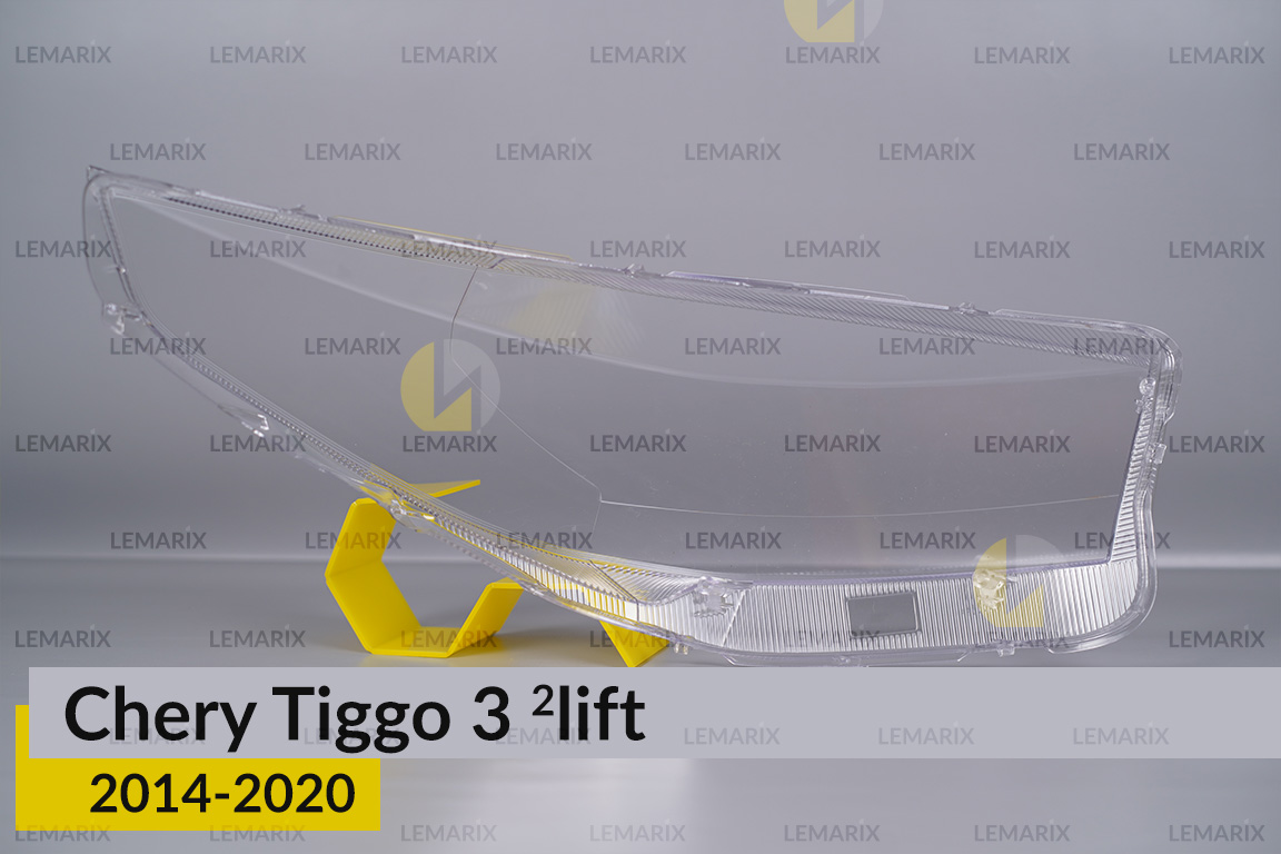 Скло фари Chery Tiggo 3 (2014-2020) 2 рест ліве