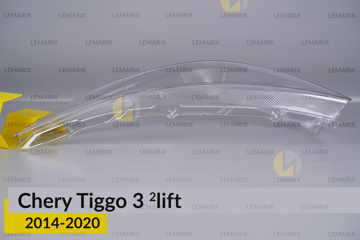 Скло фари Chery Tiggo 3 (2014-2020) 2 рест ліве