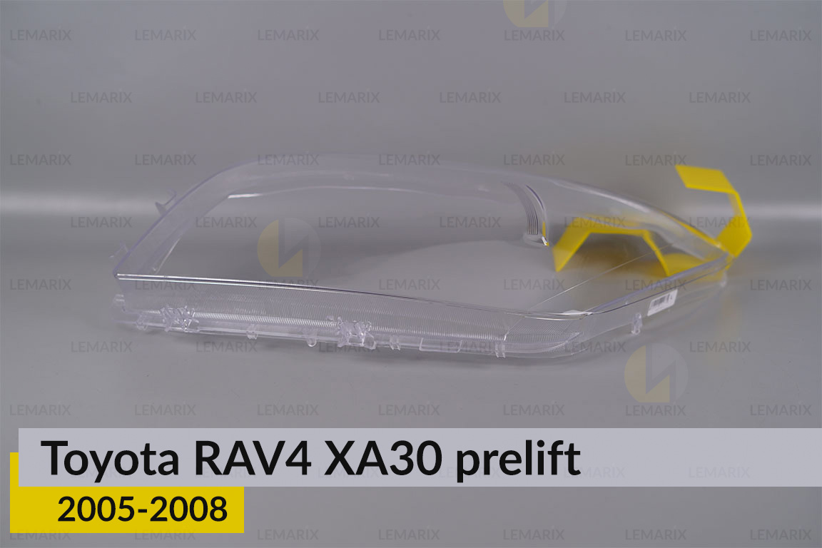 Скло фари Toyota RAV4 XA30 (2005-2008) полоски дорест ліве