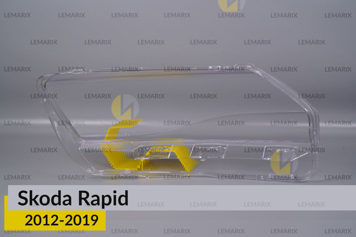 Скло фари Skoda Rapid (2012-2019) ліве