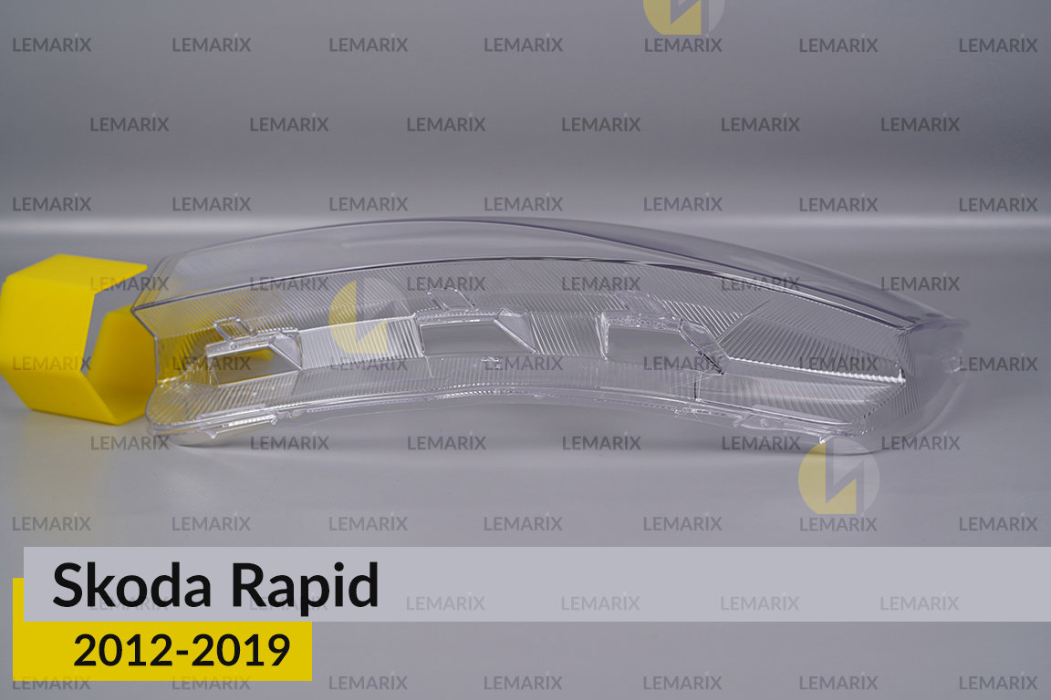 Скло фари Skoda Rapid (2012-2019) ліве