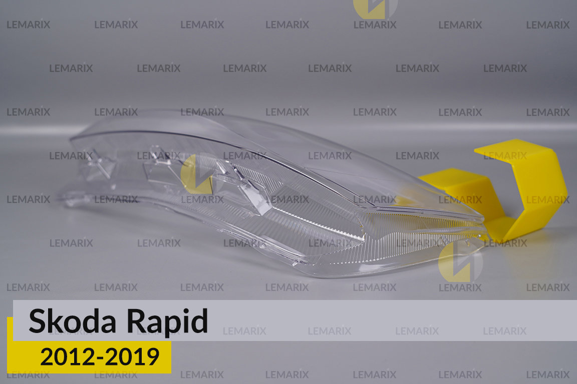 Скло фари Skoda Rapid (2012-2019) ліве