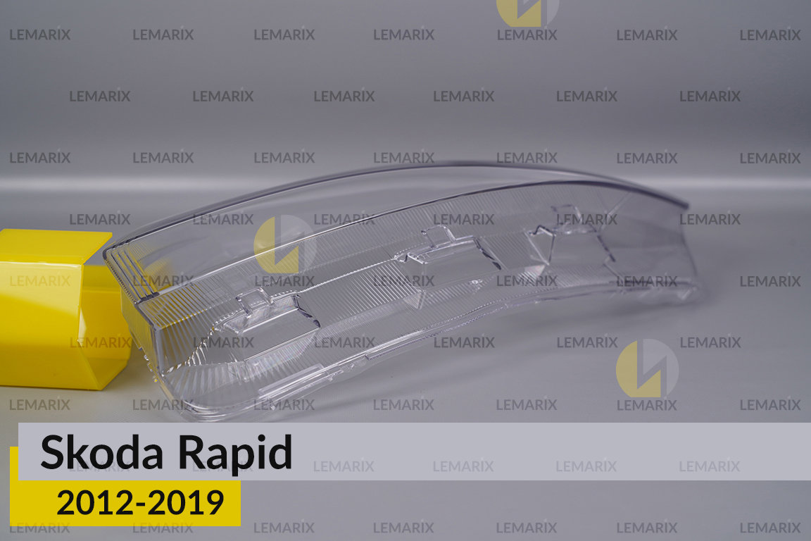 Скло фари Skoda Rapid (2012-2019) ліве
