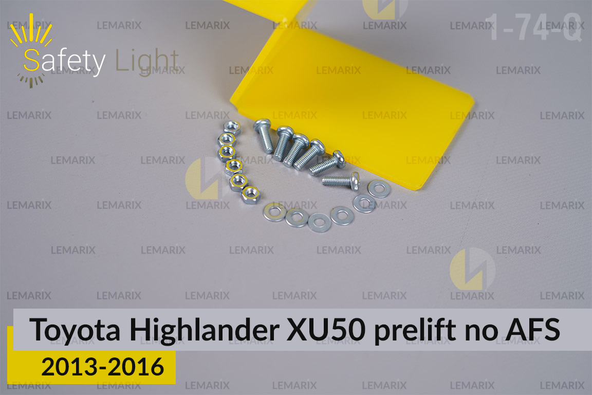 Перехідна рамка для Toyota Highlander XU50 no AFS (2013-2016) дорест