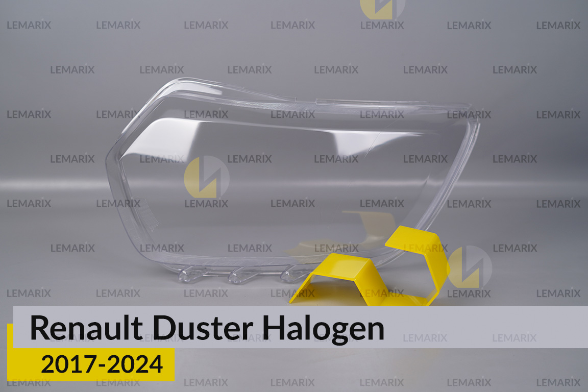 Скло фари Renault Duster Halogen (2017-2024) ліве