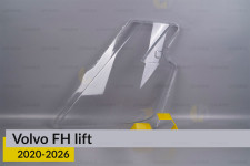 Скло фари Volvo FH (2020-2026) рест ліве