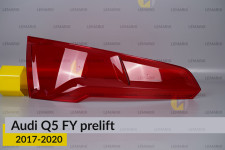 Скло заднього ліхтаря Audi Q5 FY (2017-2020) дорест ліве