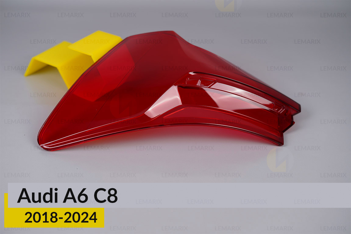Скло заднього ліхтаря зовнішнє в крилі Audi A6 C8 (2018-2024) праве