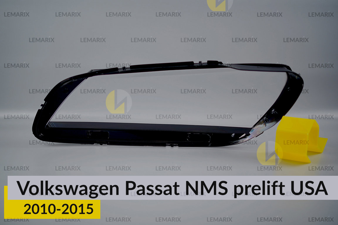 Скло фари VW Volkswagen Passat NMS USA (2010-2015) дорест праве