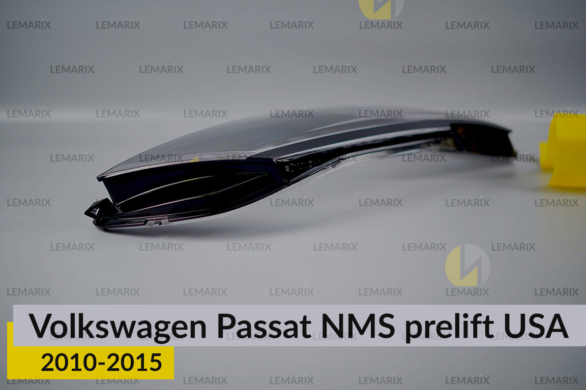 Скло фари VW Volkswagen Passat NMS USA (2010-2015) дорест праве