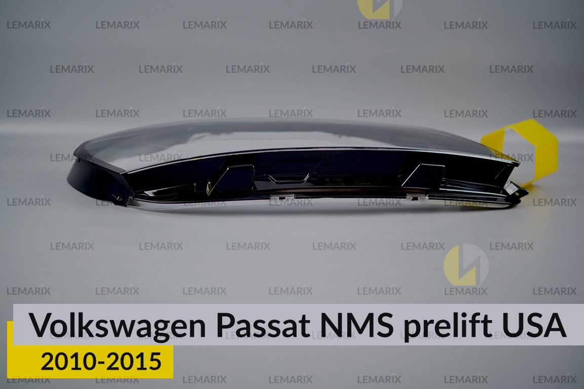 Скло фари VW Volkswagen Passat NMS USA (2010-2015) дорест праве