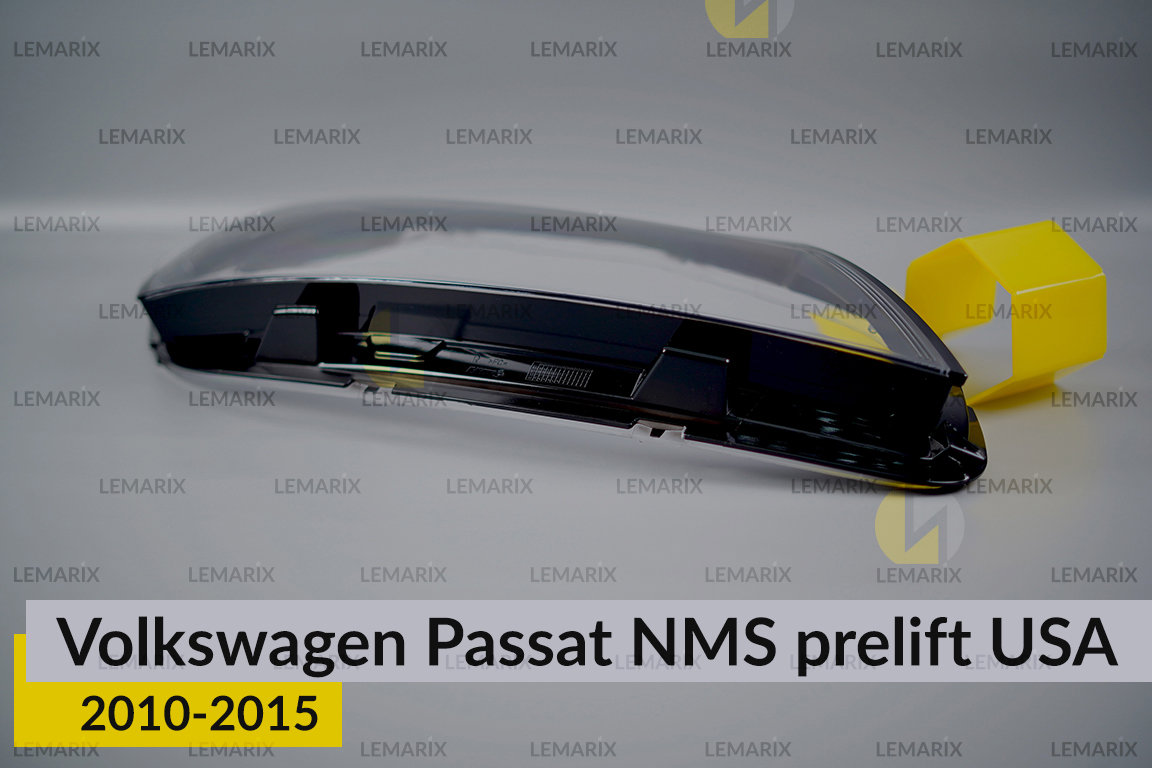 Скло фари VW Volkswagen Passat NMS USA (2010-2015) дорест праве