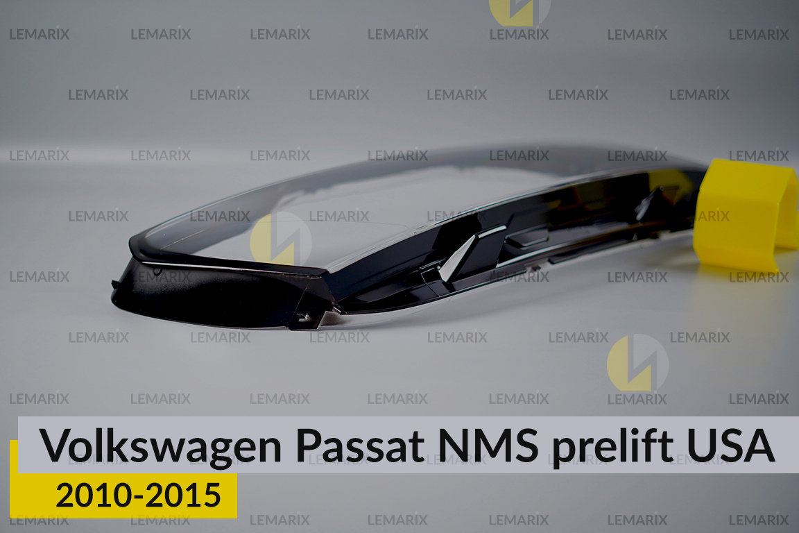 Скло фари VW Volkswagen Passat NMS USA (2010-2015) дорест праве
