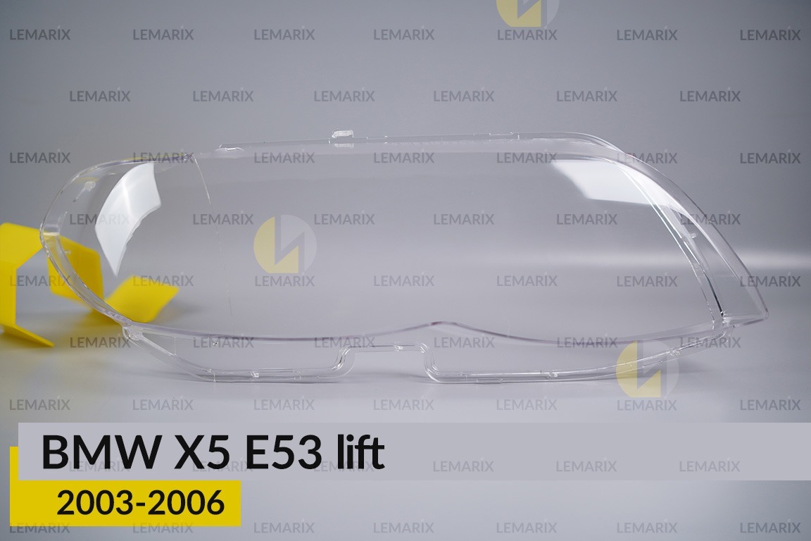 Скло фари BMW X5 E53 (2003-2006) рест праве