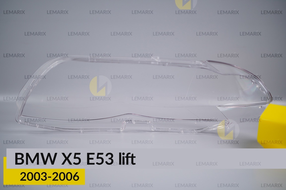 Скло фари BMW X5 E53 (2003-2006) рест праве