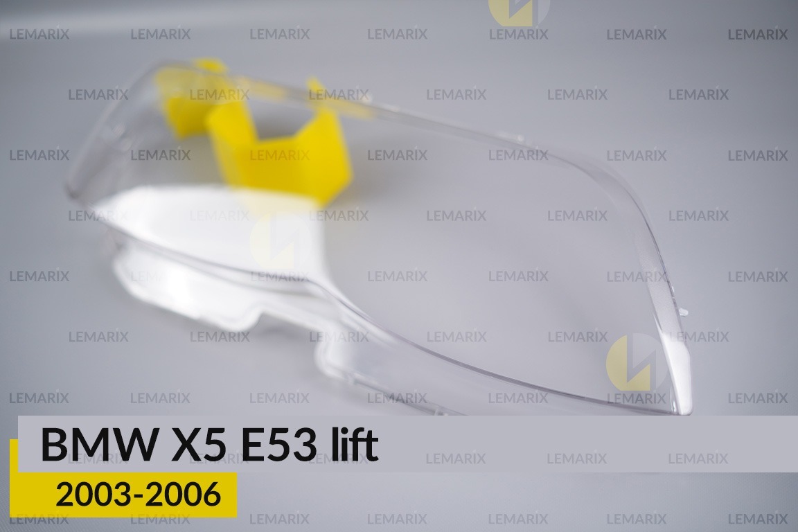 Скло фари BMW X5 E53 (2003-2006) рест праве