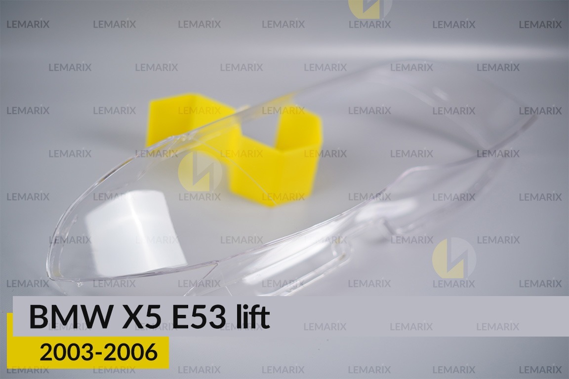 Скло фари BMW X5 E53 (2003-2006) рест праве