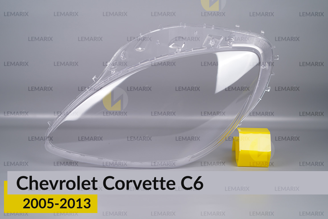 Скло фари Chevrolet Corvette C6 (2005-2013) ліве