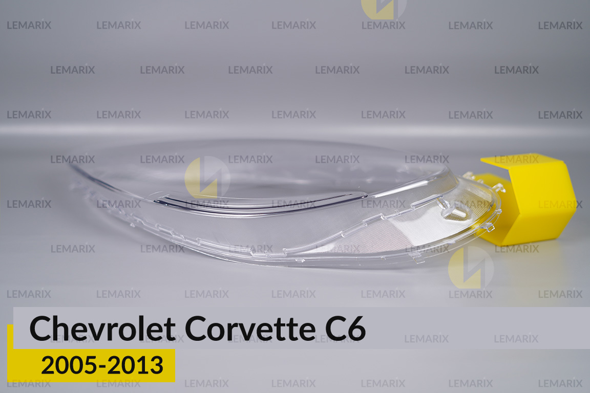 Скло фари Chevrolet Corvette C6 (2005-2013) ліве