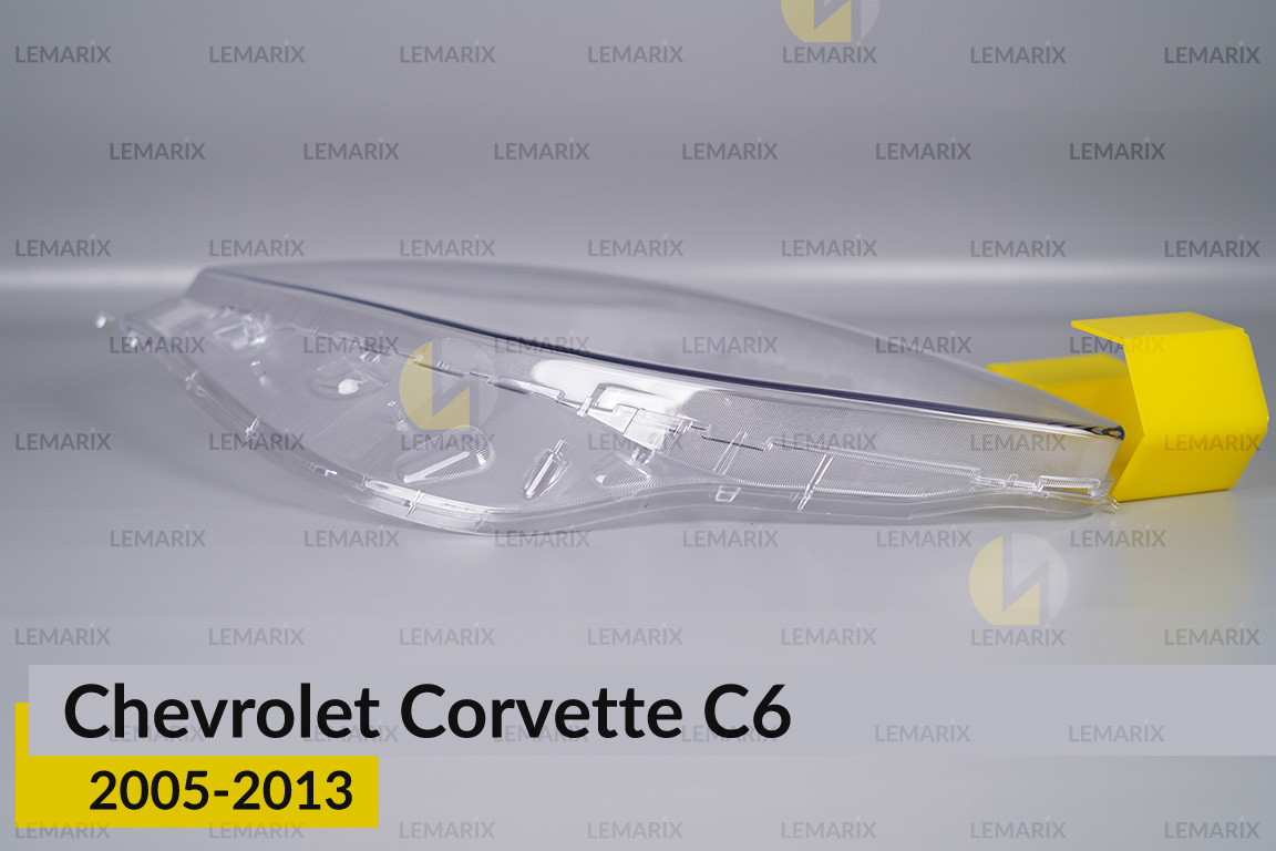 Скло фари Chevrolet Corvette C6 (2005-2013) ліве