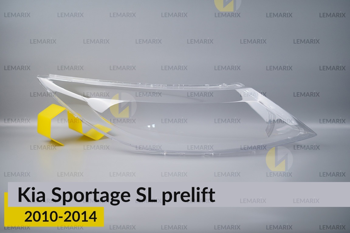 Скло фари KIA Sportage SL (2010-2014) дорест праве