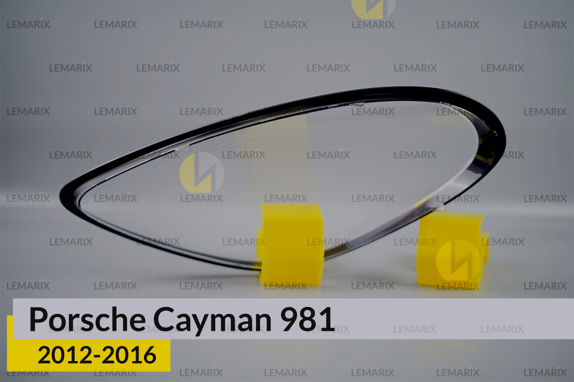 Скло фари Porsche Cayman 981 (2012-2016) праве