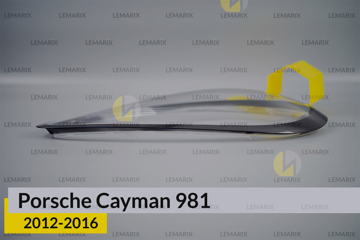 Скло фари Porsche Cayman 981 (2012-2016) праве