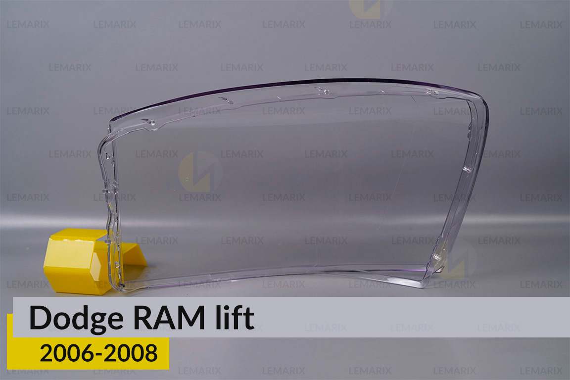 Скло фари Dodge RAM (2006-2008) рест праве