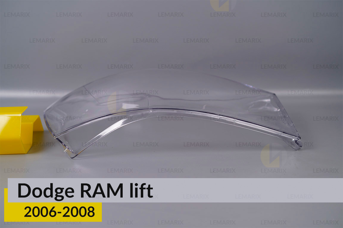 Скло фари Dodge RAM (2006-2008) рест праве