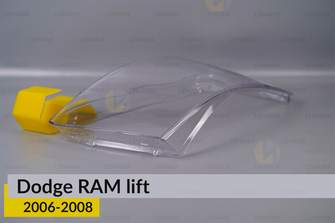 Скло фари Dodge RAM (2006-2008) рест праве