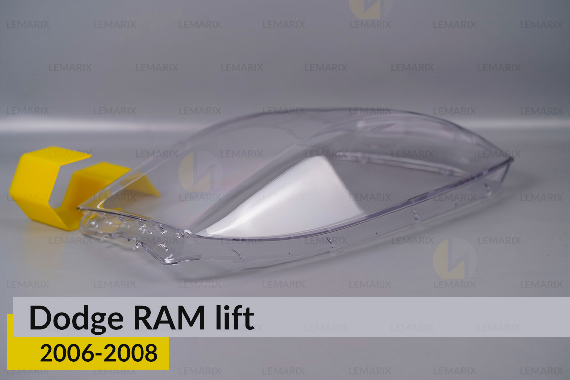 Скло фари Dodge RAM (2006-2008) рест праве