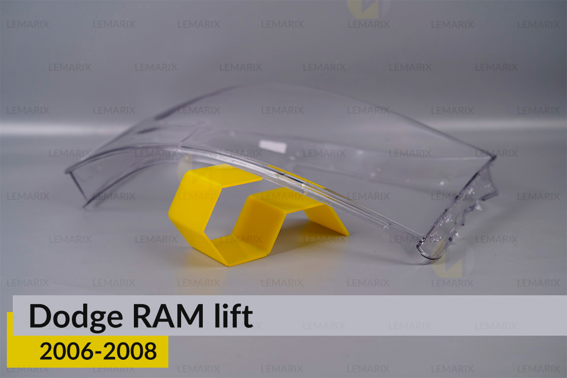 Скло фари Dodge RAM (2006-2008) рест праве