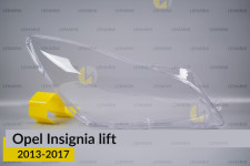 Скло фари Opel Insignia (2013-2017) рест праве