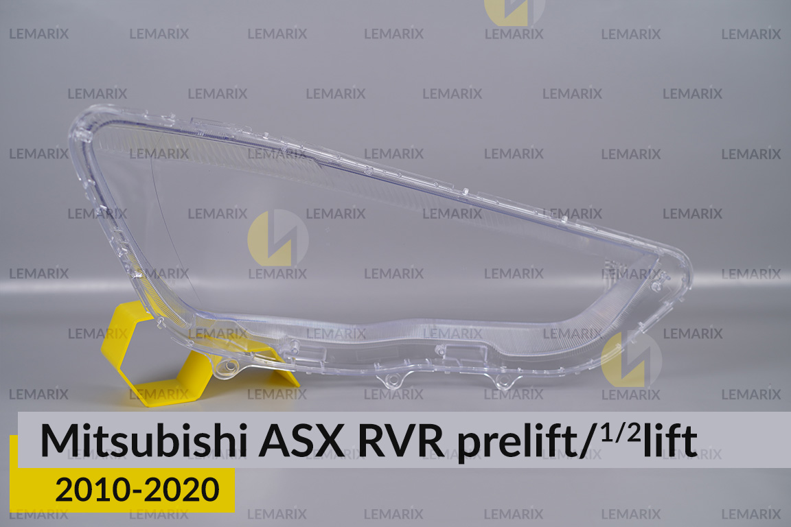 Скло фари Mitsubishi ASX RVR (2010-2020) дорест/1/2 рест ліве