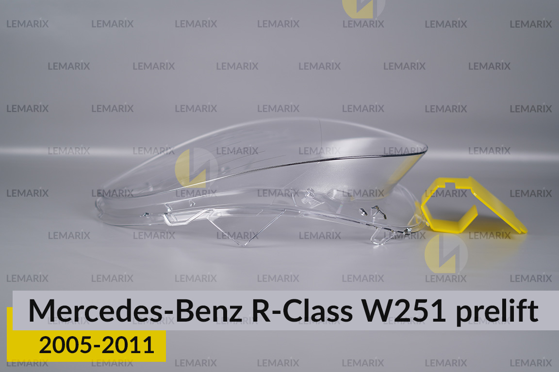 Скло фари Mercedes-Benz R-Class W251 (2005-2011) дорест ліве
